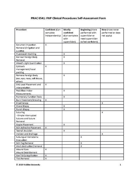 Academic Guides: Nursing Field Experience: 6541 (FNP).
